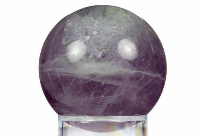 Polished Purple Fluorite Sphere - China #319773